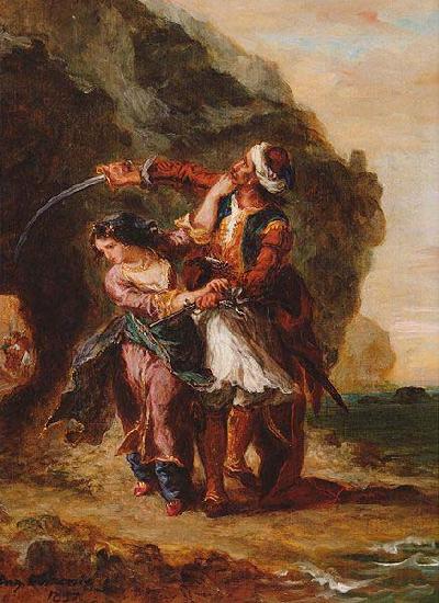Eugene Delacroix Bride of Abydos Spain oil painting art